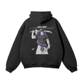 Sweat à capuche Y2K Streetwear "Sorcerer Killer" noir
