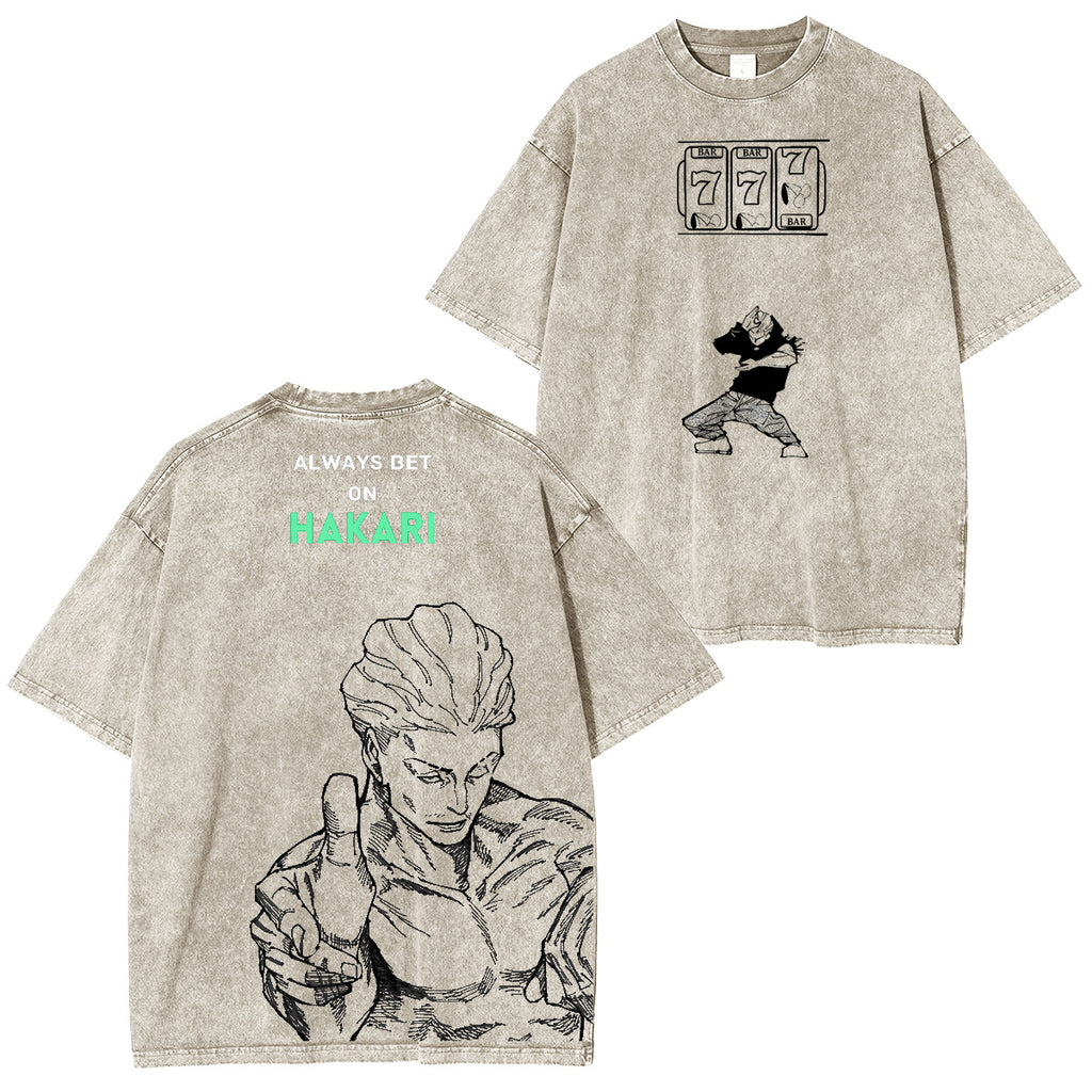 Hakari Kinji Jujutsu Kaisen Washed T-shirt/Crewneck/Hoodie