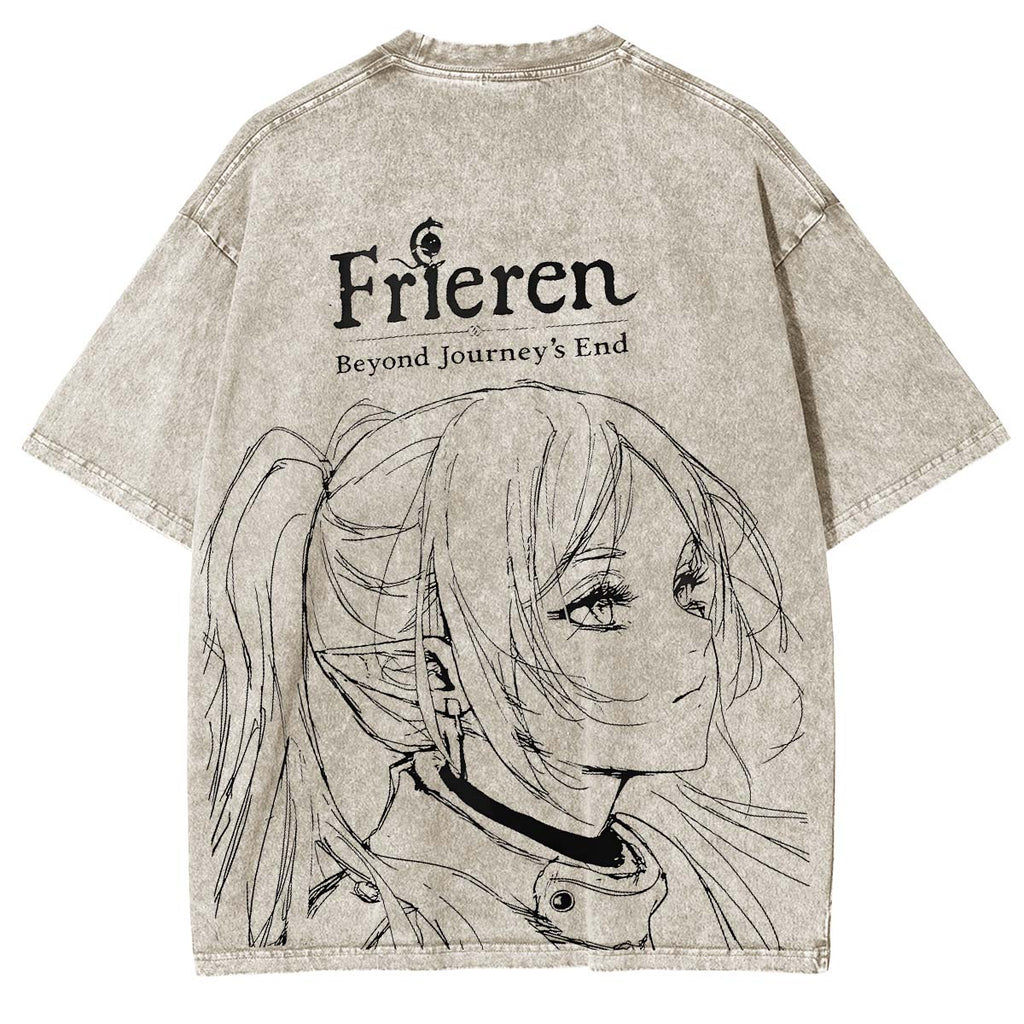 Frieren Beyond Journey’s End Anime Vintage Tee