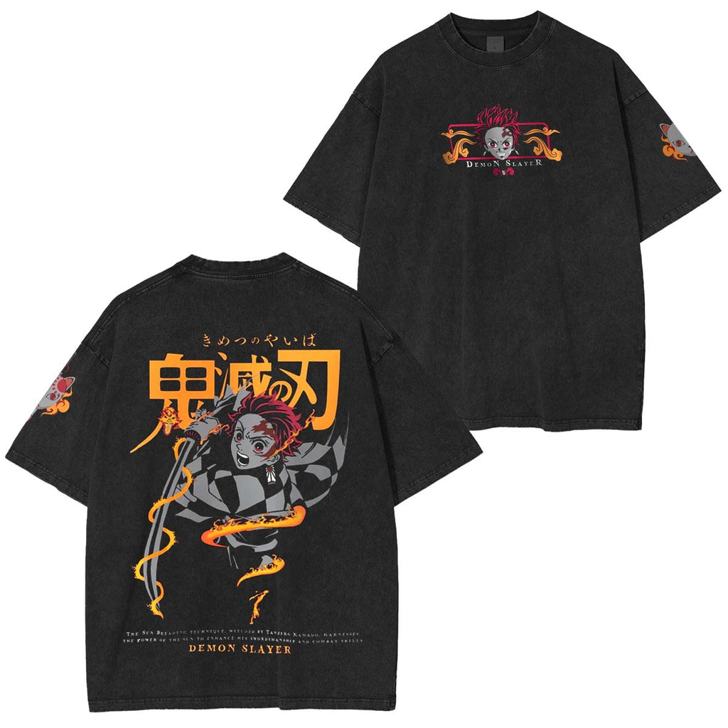 Camiseta extragrande Tanjiro Demon Slayer