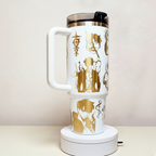 Vaso Stanley de anime grabado con láser