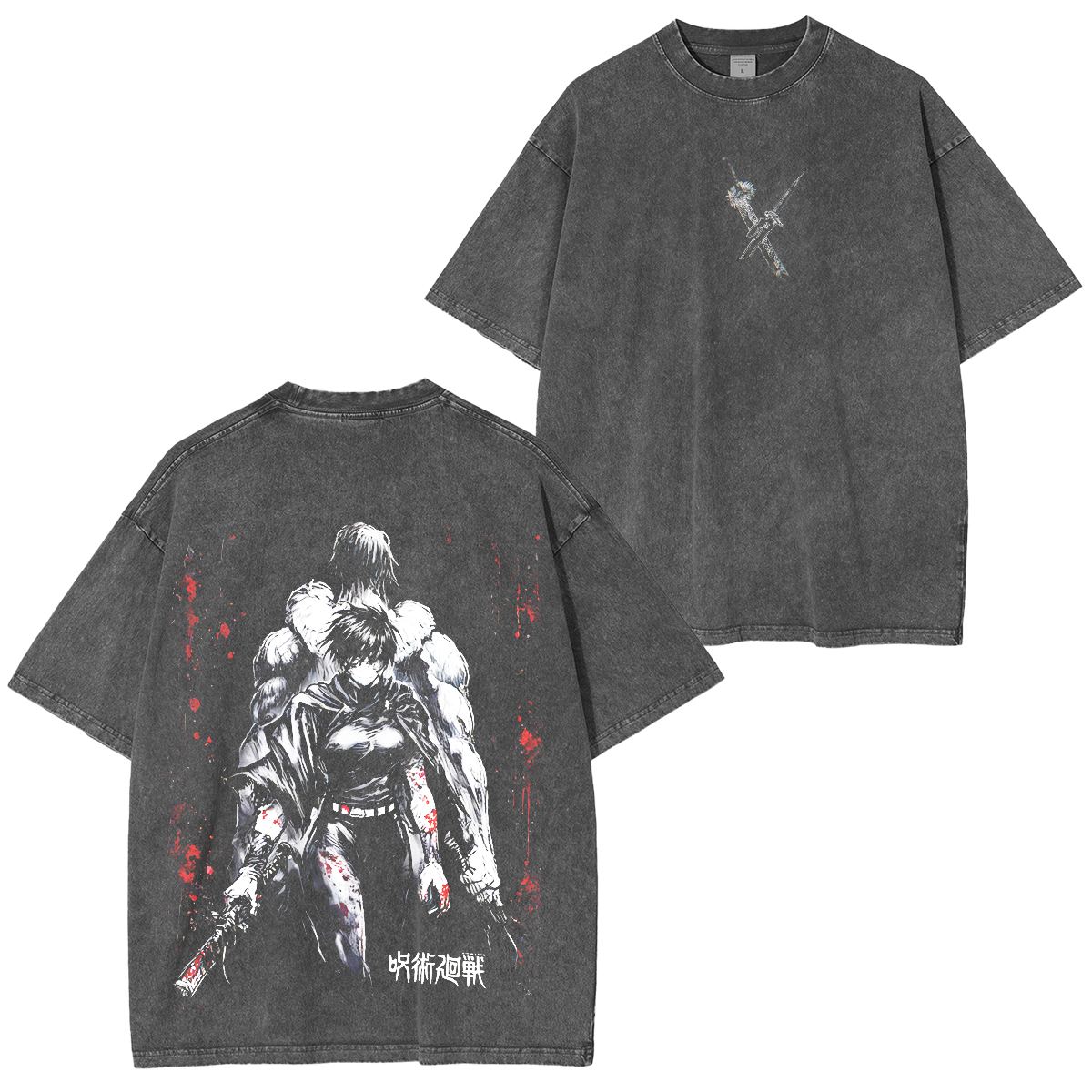 Jujutsu Kaisen Anime Washed T-shirt/Crewneck/Hoodie
