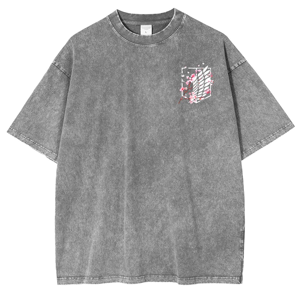 Wings Of Freedom AOT Vintage Washed Unisex T-Shirt