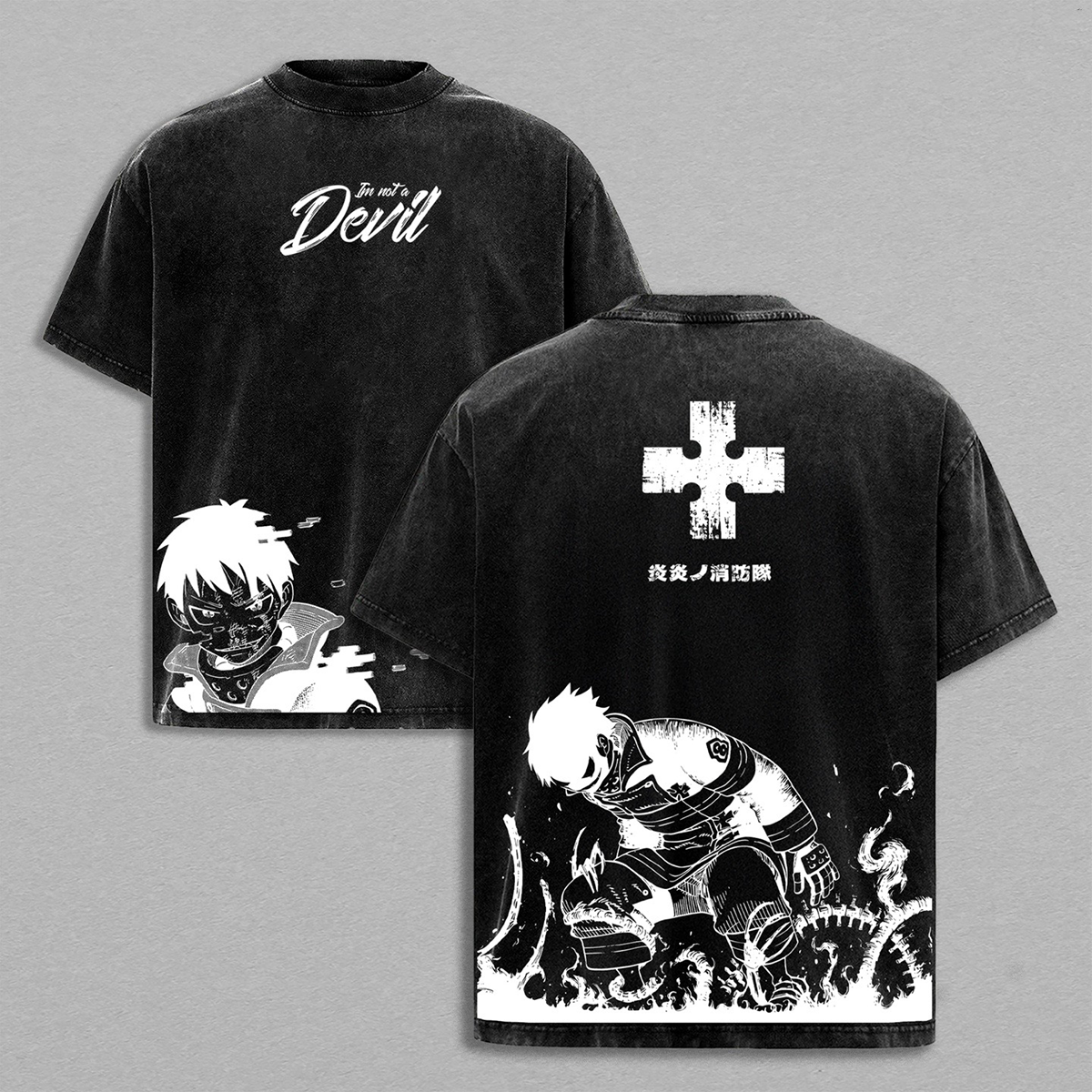 Camiseta/Sudadera Fire Force Lavada
