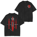 Black Clover Anime Washed T-shirt