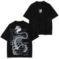 Eren Attack On Titan anime Washed T-shirt/Crewneck/Hoodie