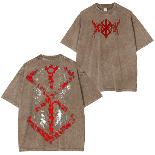 Guts Berserk Washed T-shirt/Crewneck/Hoodie