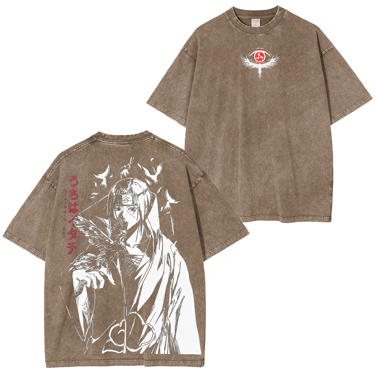 Itachi Uchiha Naruto Washed T-shirt/Crewneck/Hoodie