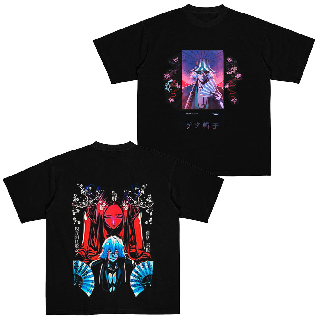 Camiseta de manga corta de anime Bleach Boundary