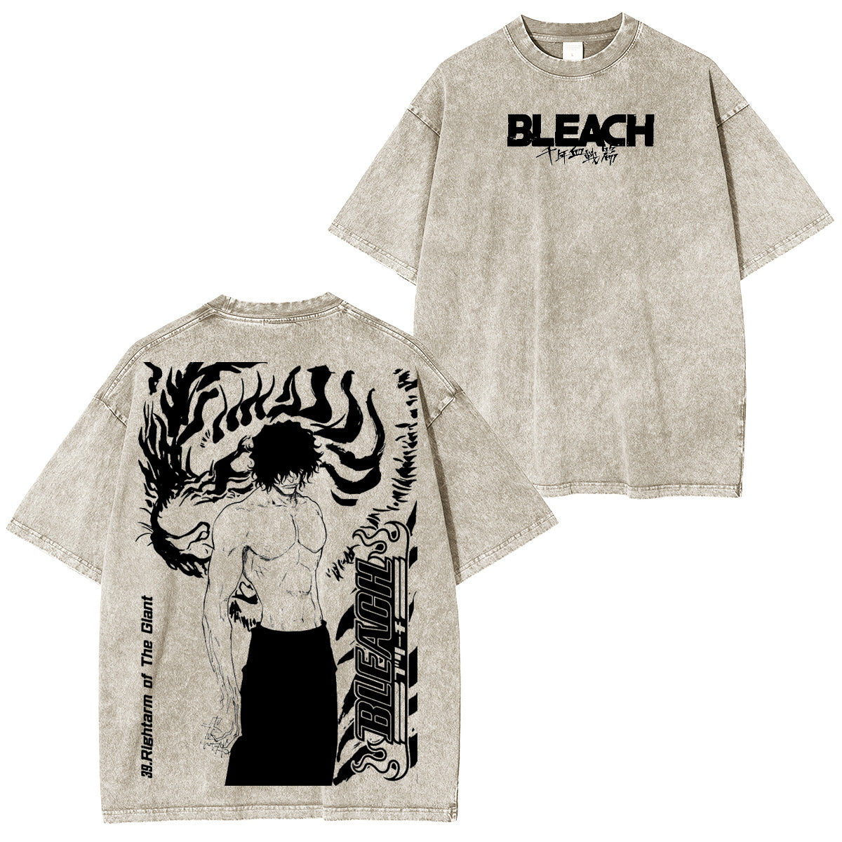 Bleach Anime Washed T-shirt/Crewneck/Hoodie