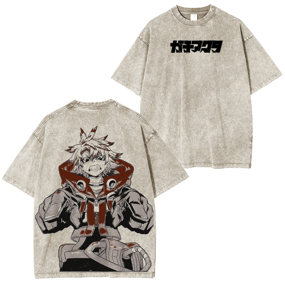 T-shirt/Sweat-shirt/Sweat à capuche délavé Gachiakuta Anime