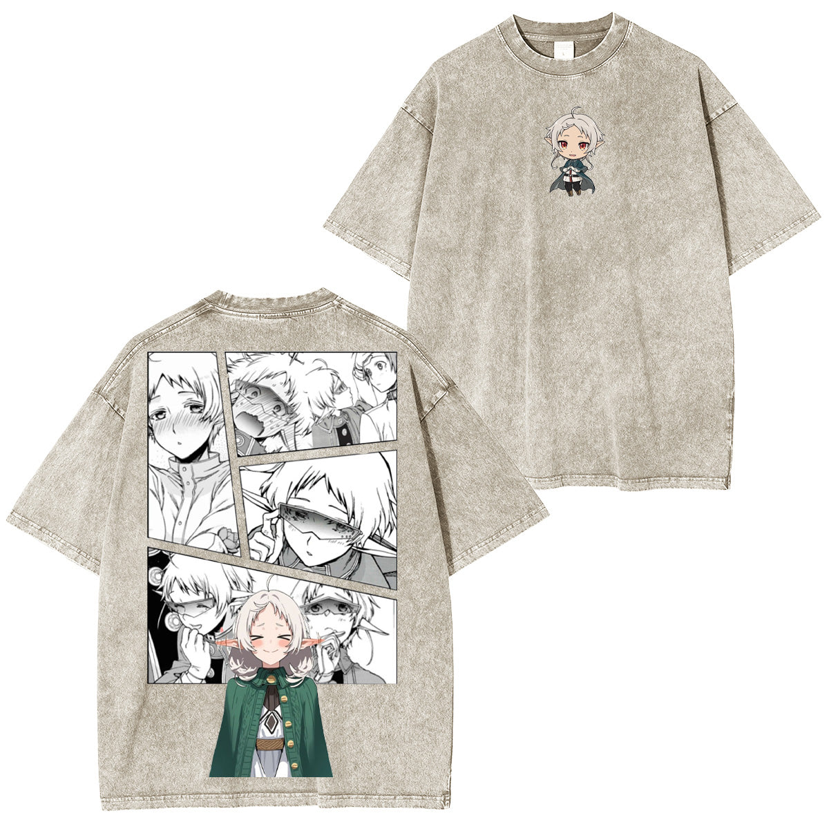 T-shirt/Sweat-shirt/Sweat à capuche délavé Sylphiette Mushoku Tensei: Jobless Reincarnation Anime