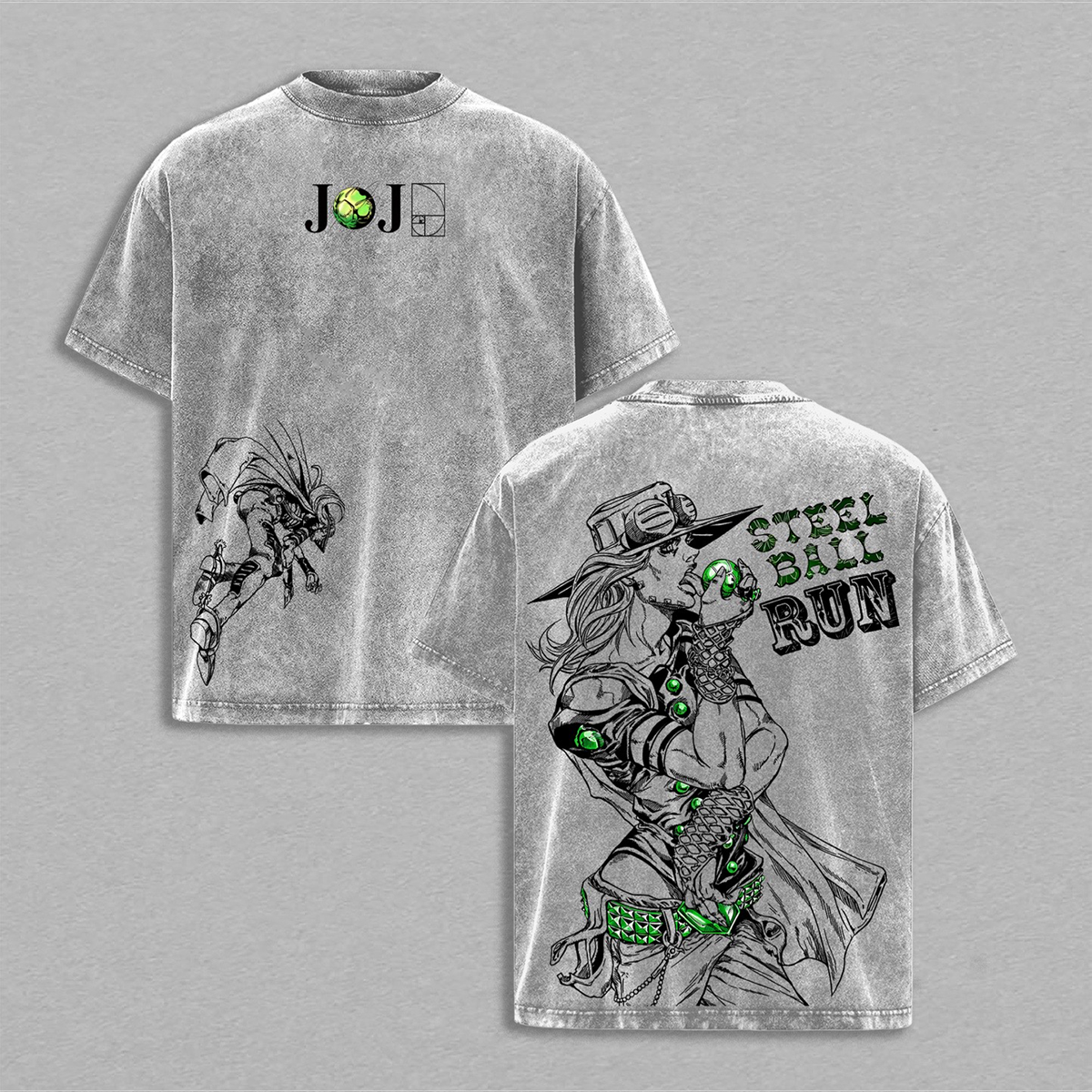 T-shirt/Col ras du cou/Sweat à capuche JoJo Gyro Zeppeli