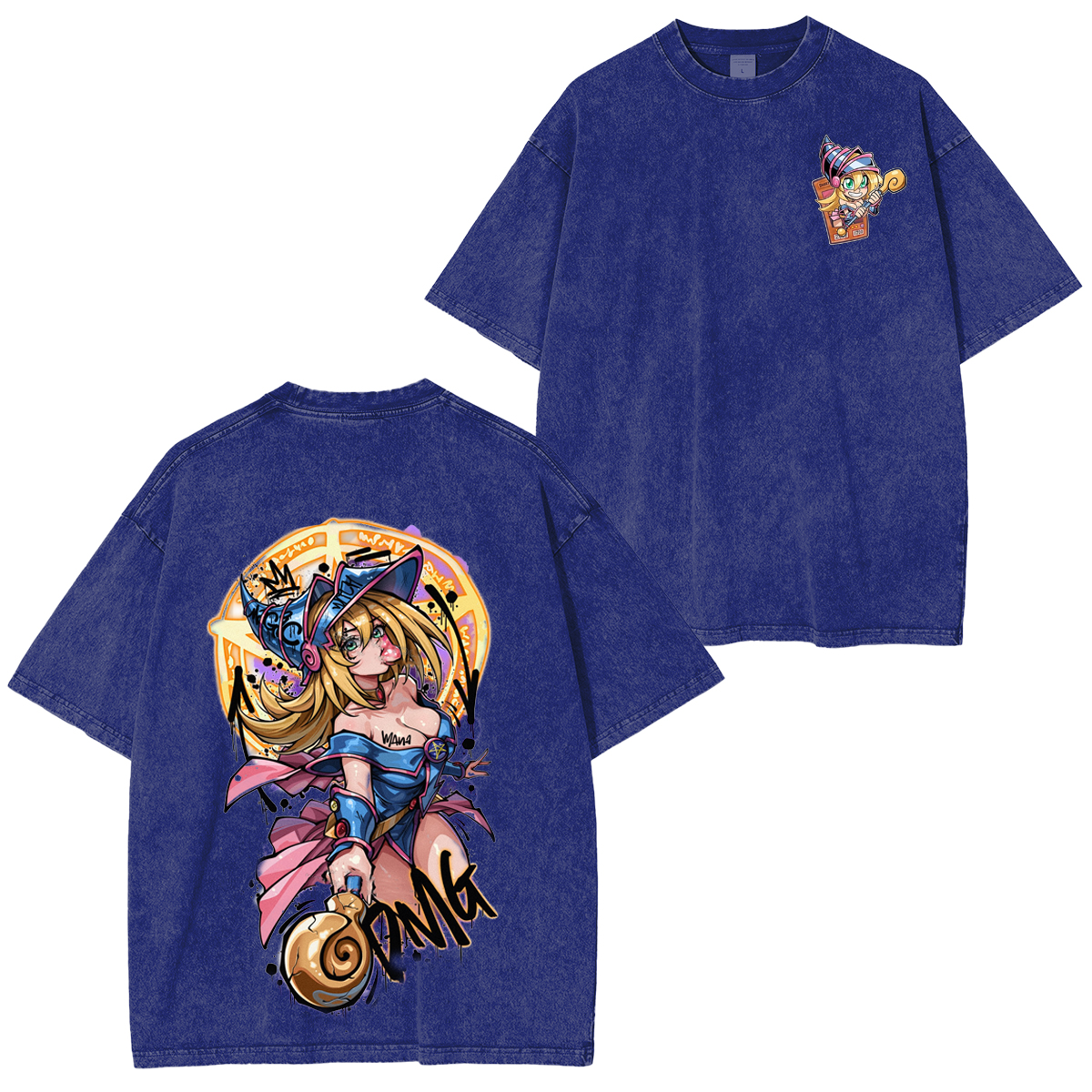 Yu-Gi-Oh! Dark Magician Girl Washed T-shirt/Crewneck/Hoodie