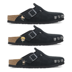 Attack on Titan Anime Unisex Boston Soft Footbed Suede Leather