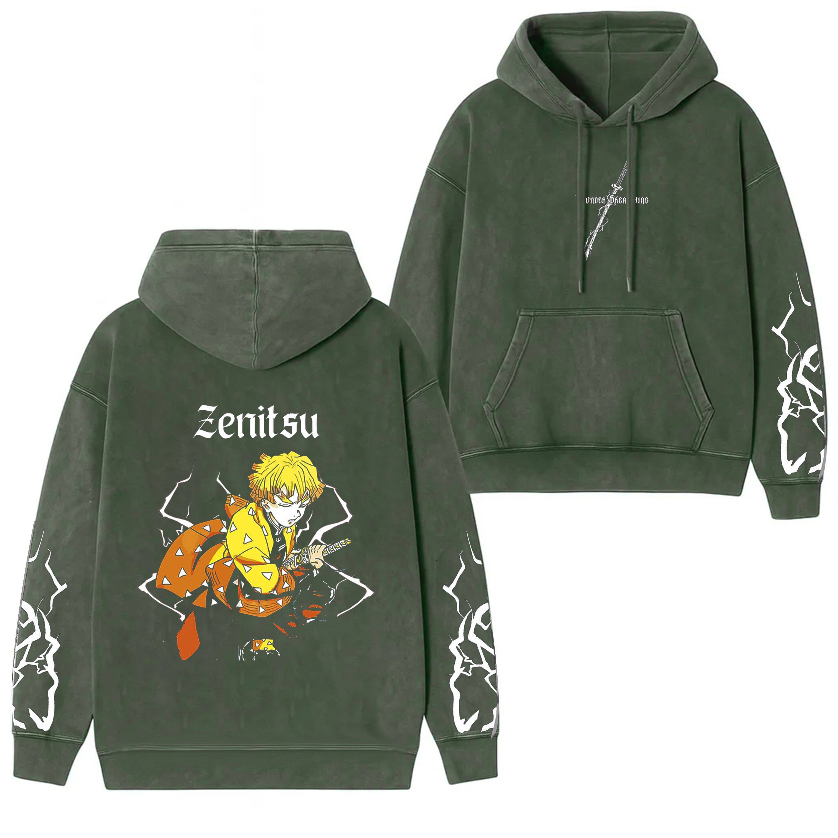 Sudadera con capucha de anime Demon Slayer MDEM