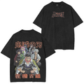 T-shirt délavé Demon Slayer Kimetsu No Yaiba Tenge