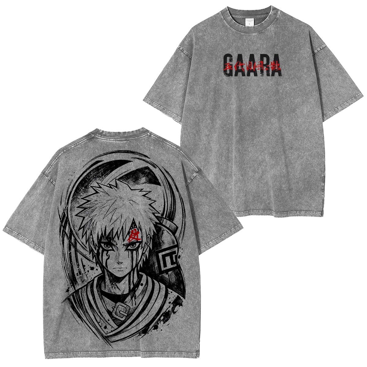 Naruto: Gaara Vintage washed T-shirt/Crewneck/Hoodie