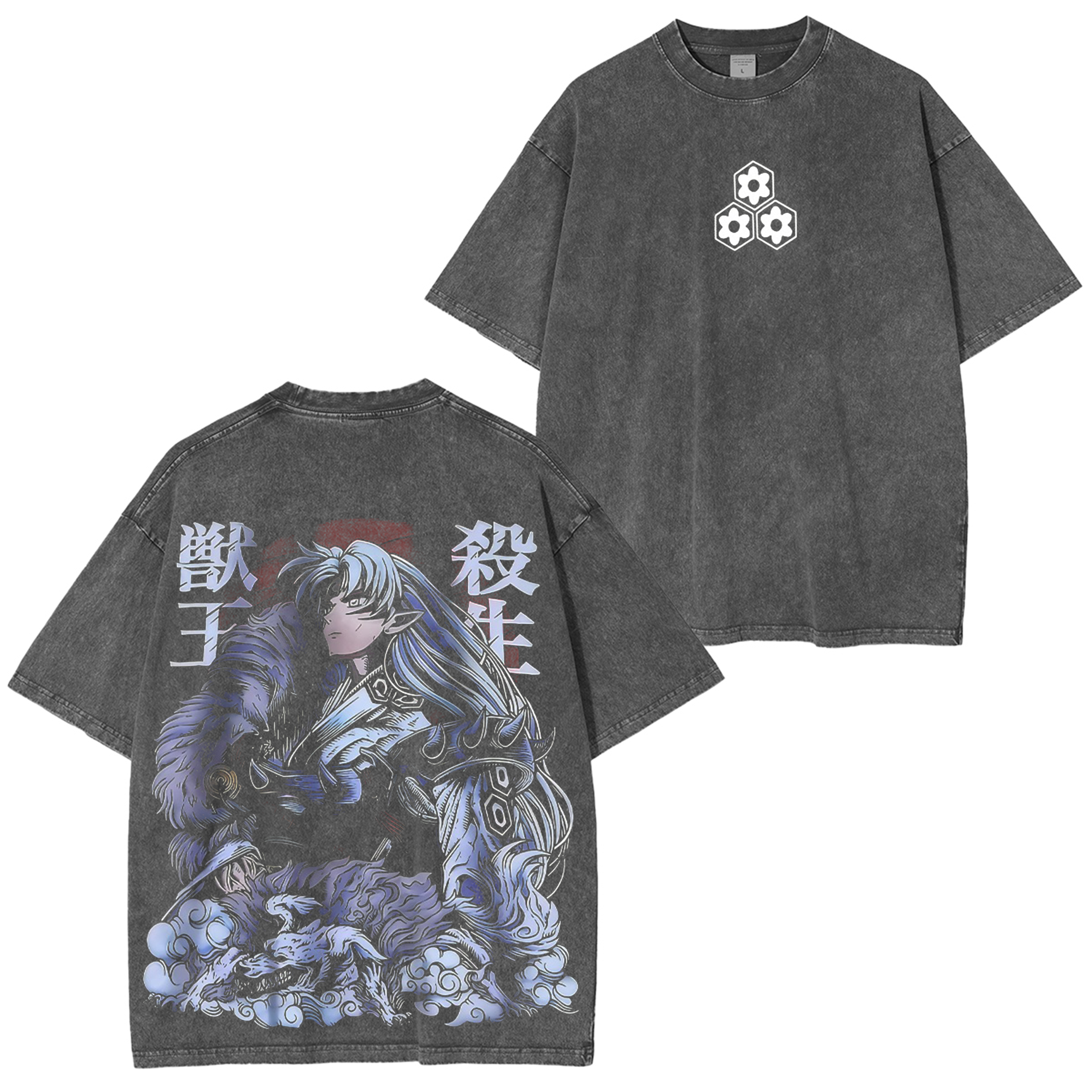 Camisetas de anime vintage de Sesshomaru Inuyasha