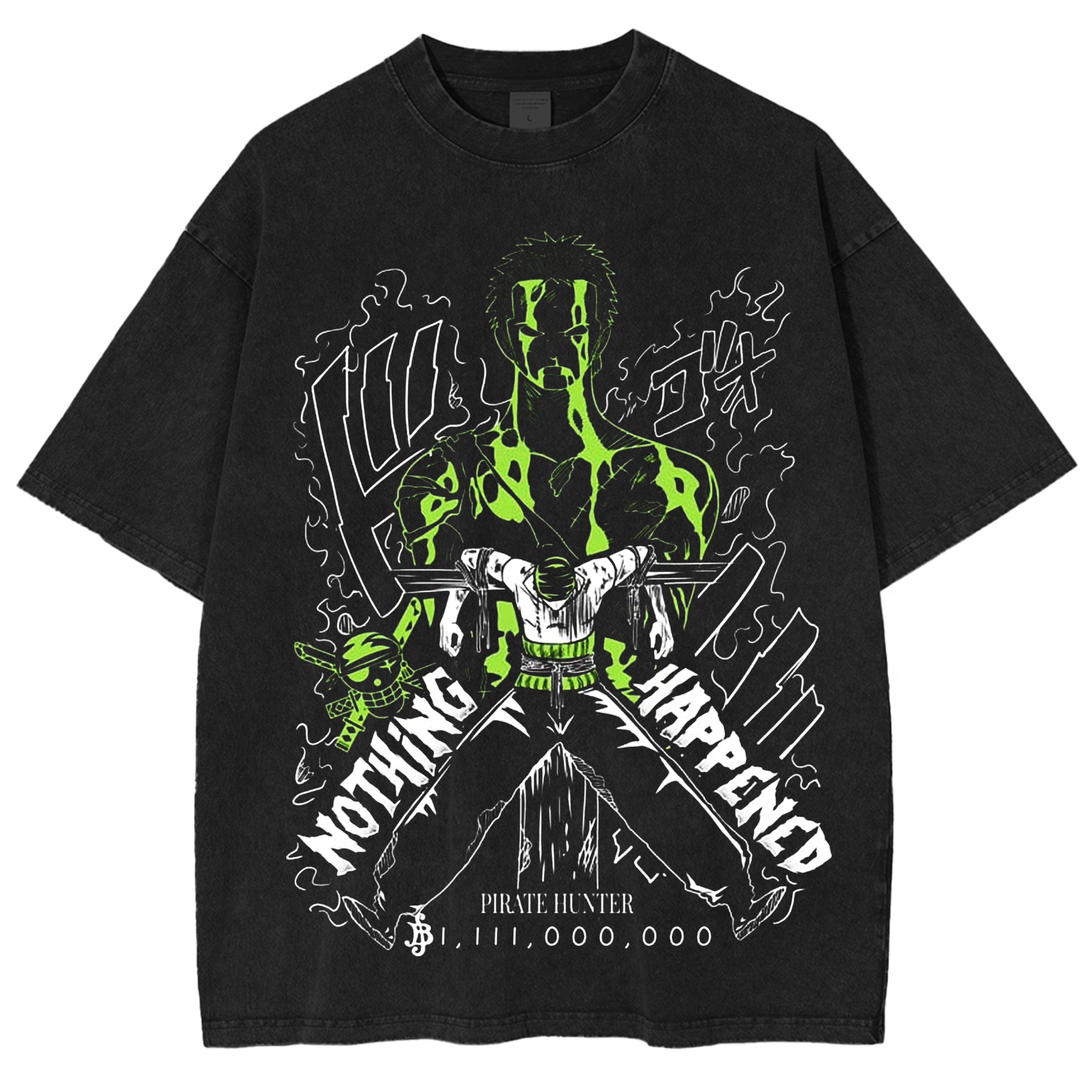 Acheter un T-shirt Roronoa Zoro "Il ne s'est rien passé"