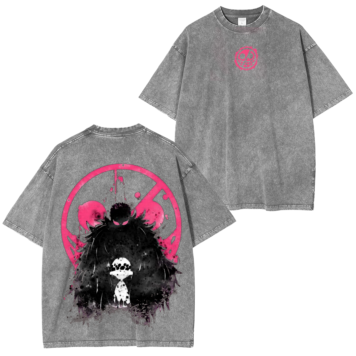 Camiseta Lavada Vintage Retro Donquixote Doflamingo