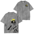 T-shirt délavé unisexe Brook