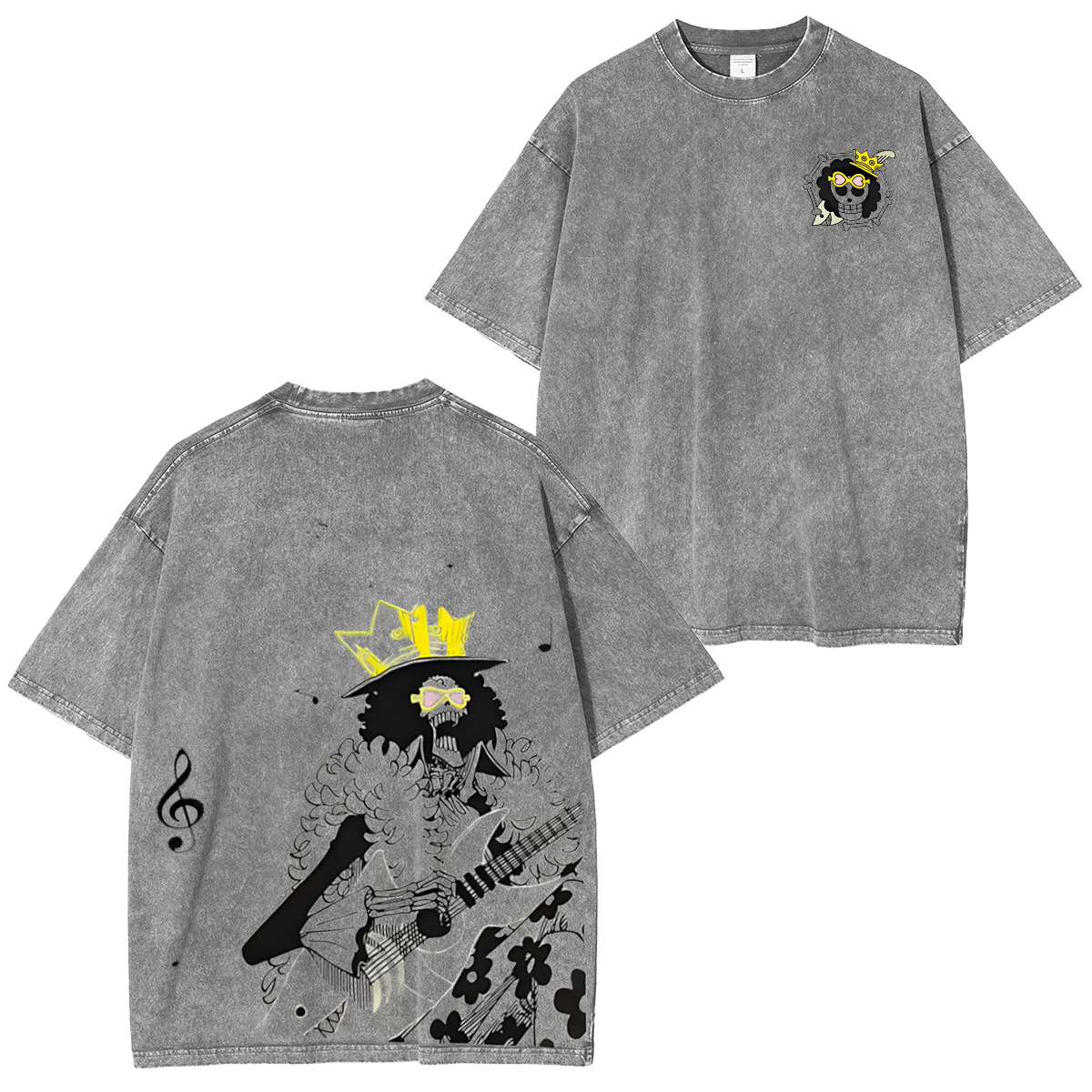 T-shirt délavé unisexe Brook