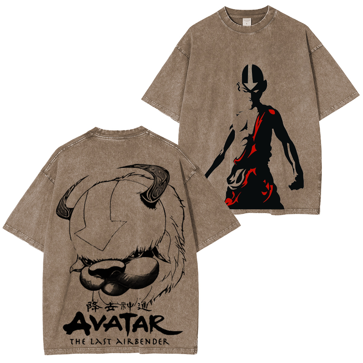 Camiseta lavada unisex de Avatar: The Last Airbender