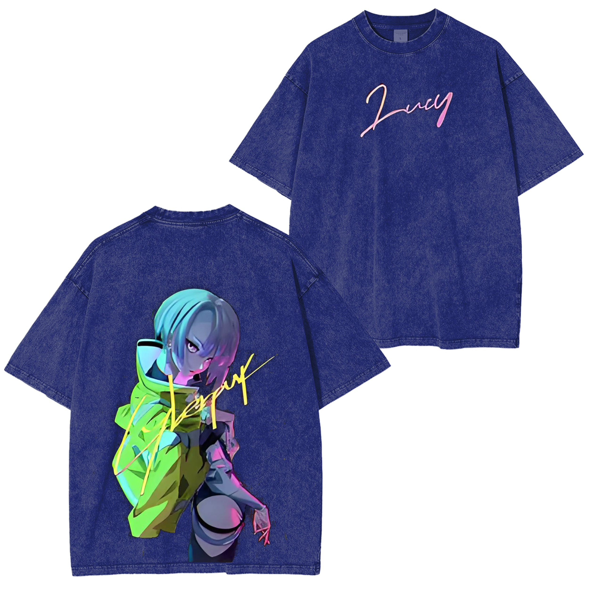 Lucy Cyberpunk Unisex Washed T-Shirt