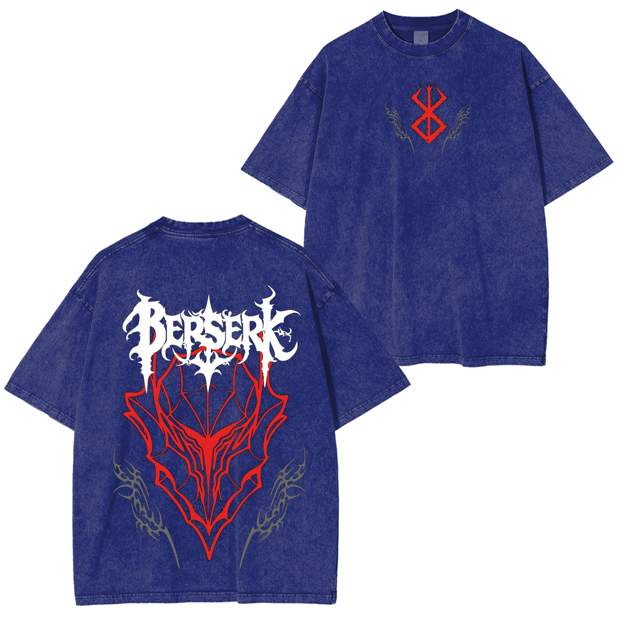 Camiseta lavada unisex de Berserk