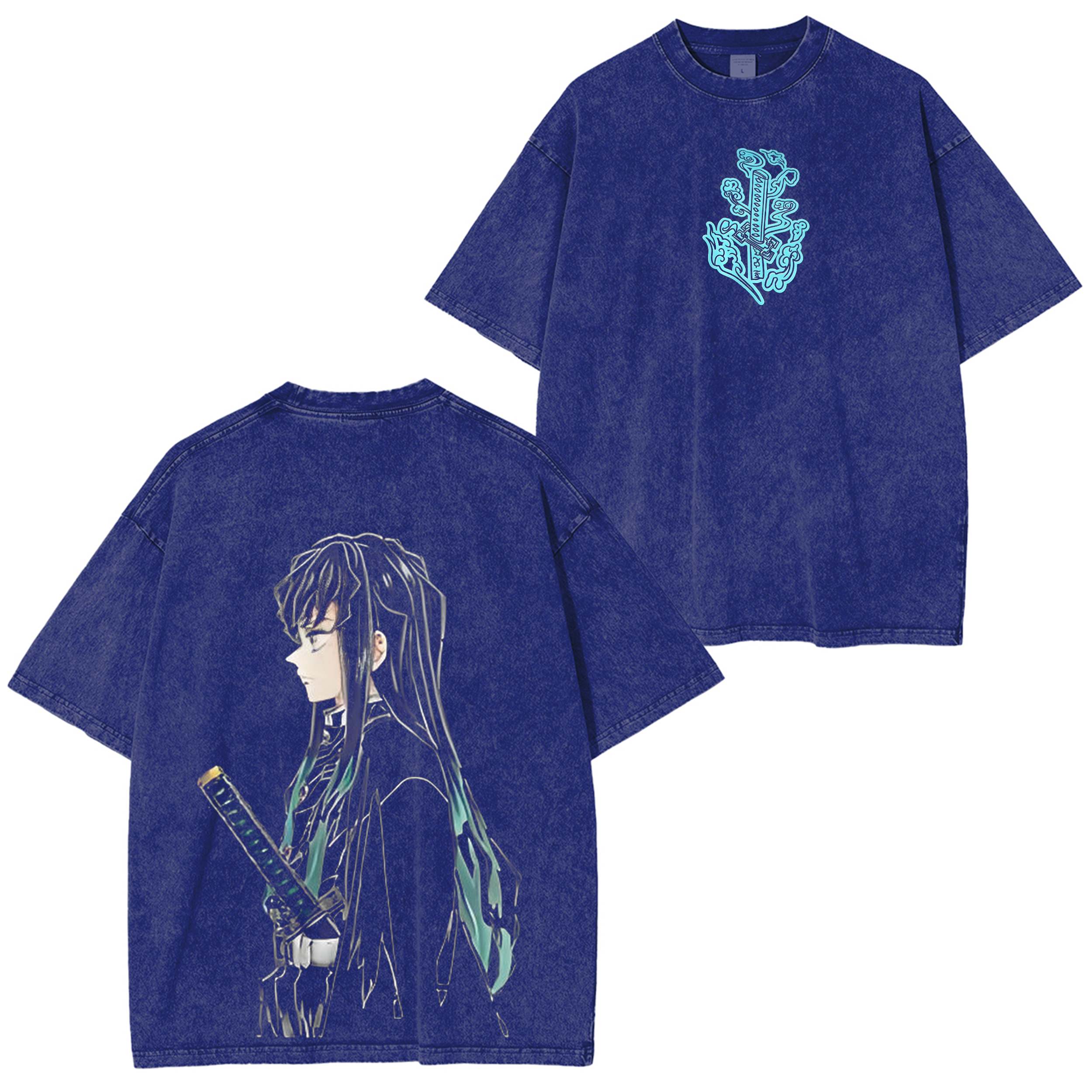 Muichiro Tokito Demon Slayer Unisex Washed T-Shirt