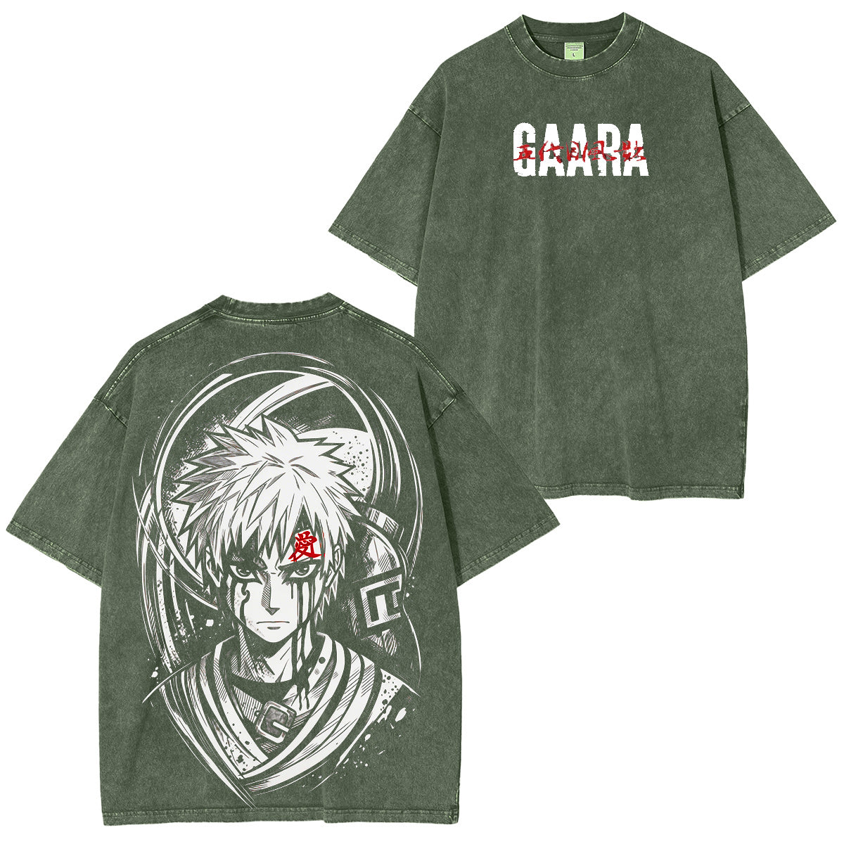 Naruto: Gaara Vintage washed T-shirt/Crewneck/Hoodie