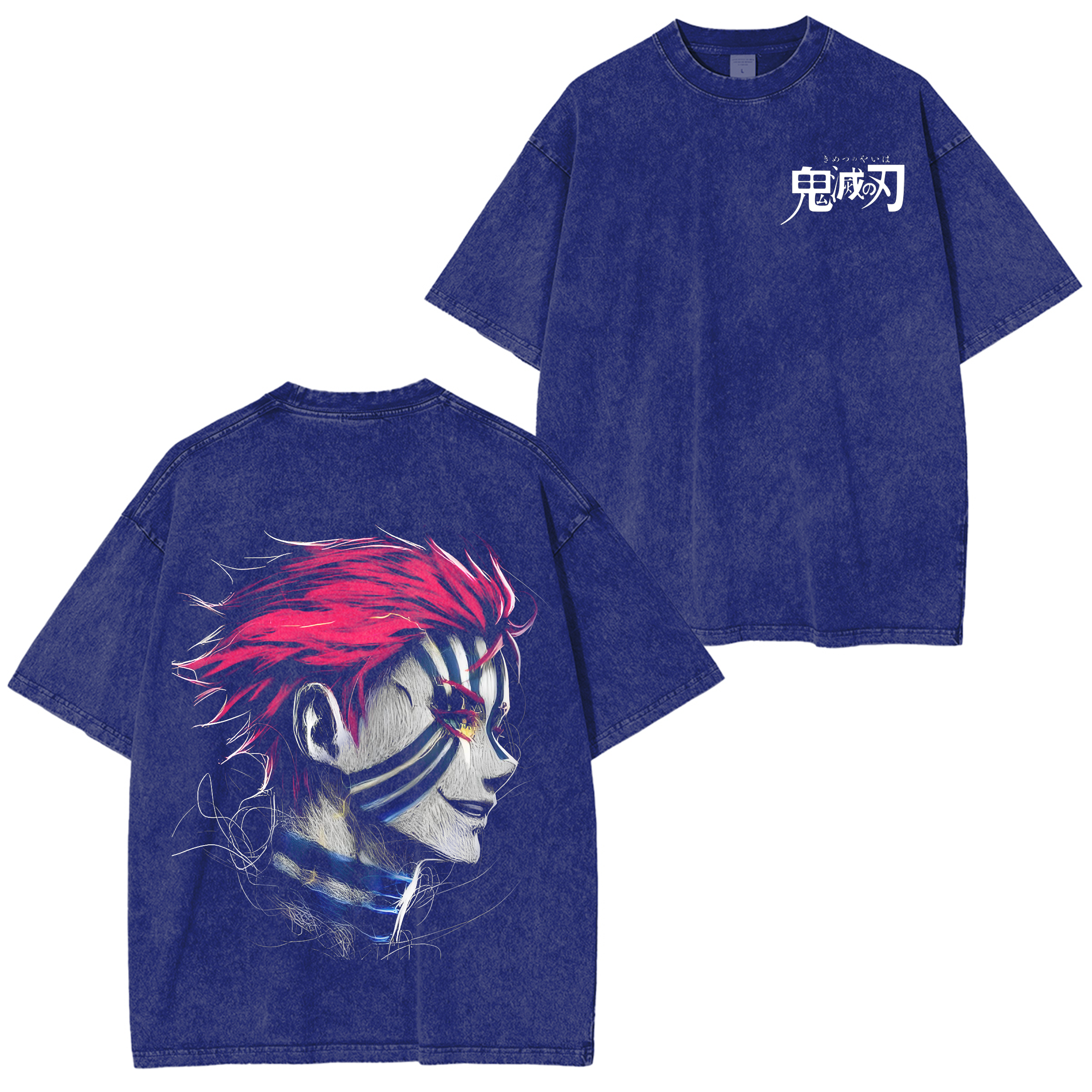 Demon Slayer: Kimetsu no Yaiba Oversize Unisex Washed T-Shirt