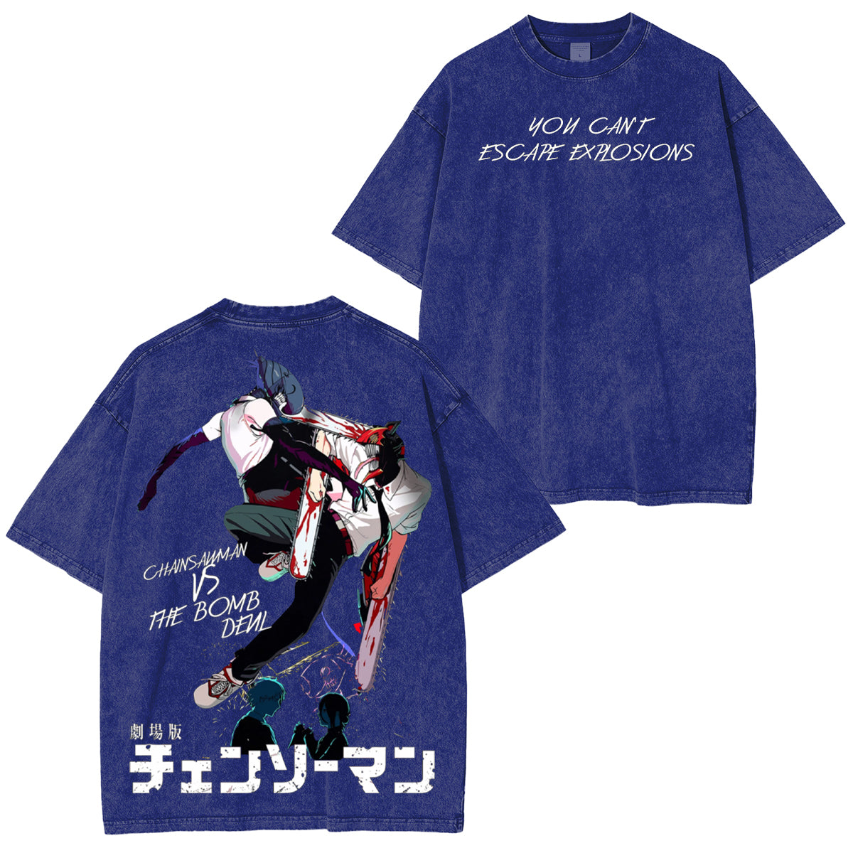Camiseta vintage de Chainsaw Man