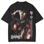 T-shirt unisexe Chainsaw Man « Denji » délavé vintage