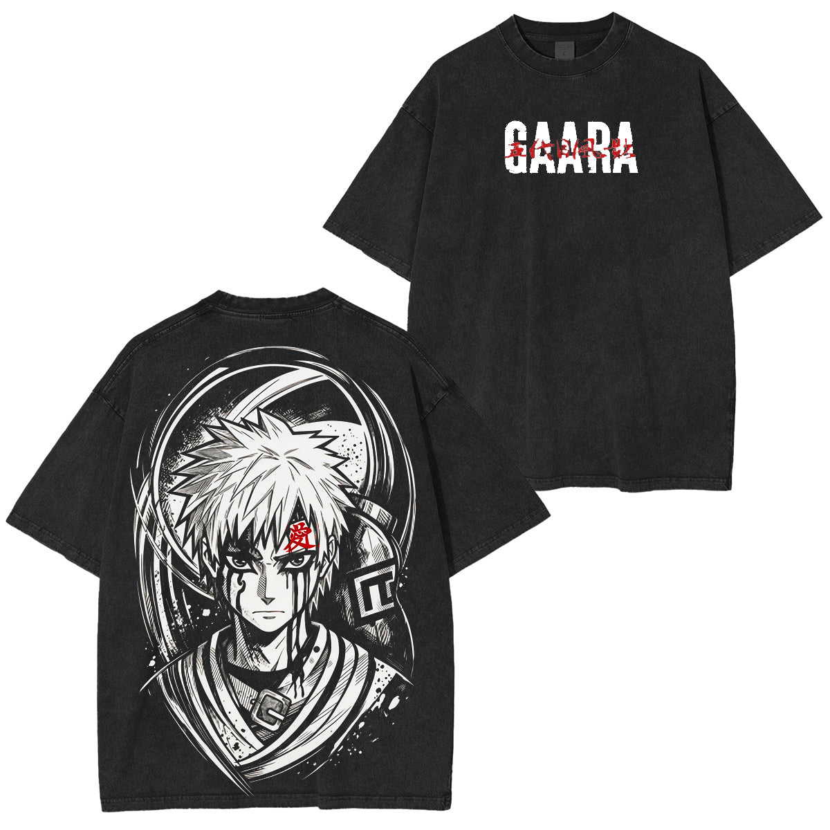 Naruto: Gaara Vintage washed T-shirt/Crewneck/Hoodie