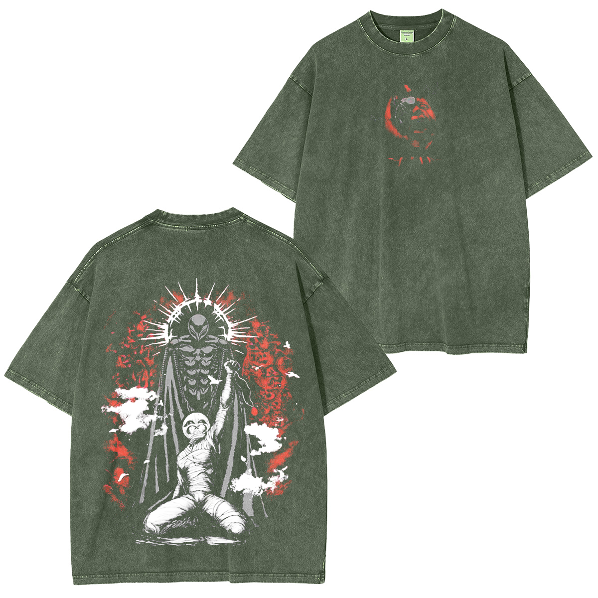 Camiseta unisex lavada 'Berserk'