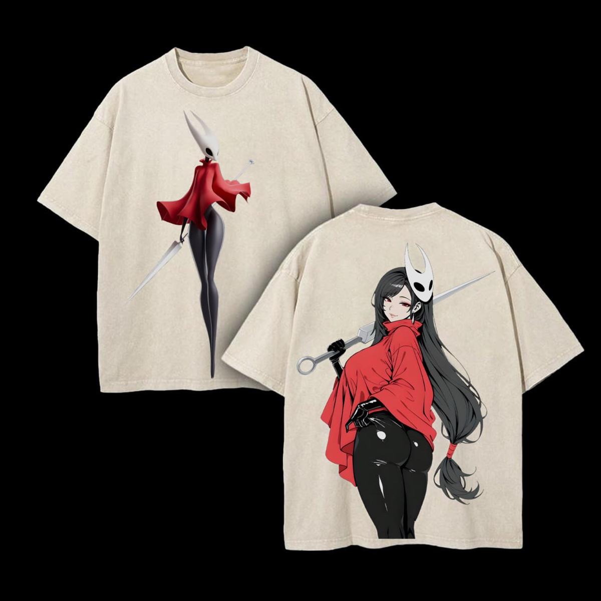 Camiseta Unisex Hornet Hollow Knight Lavada