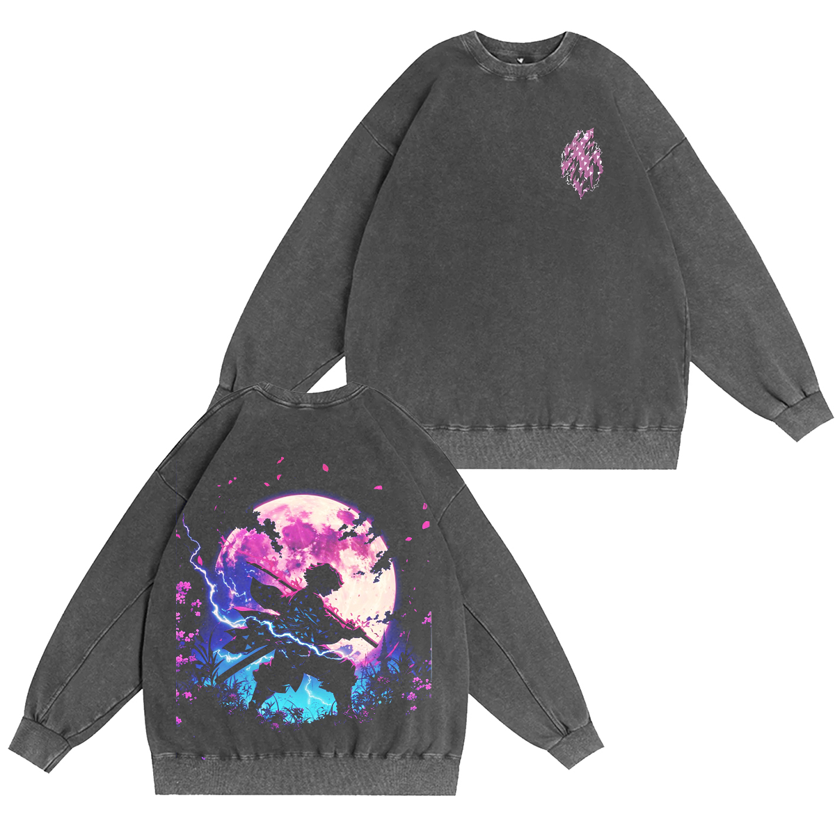 Demon Slayer Vintage Washed T-shirt/Crewneck/Hoodie
