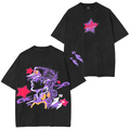 Joestar JoJo¡¯s Bizarre Adventure Double Printed Vintage Oversized Washed T-Shirt/Crewneck/Hoodie