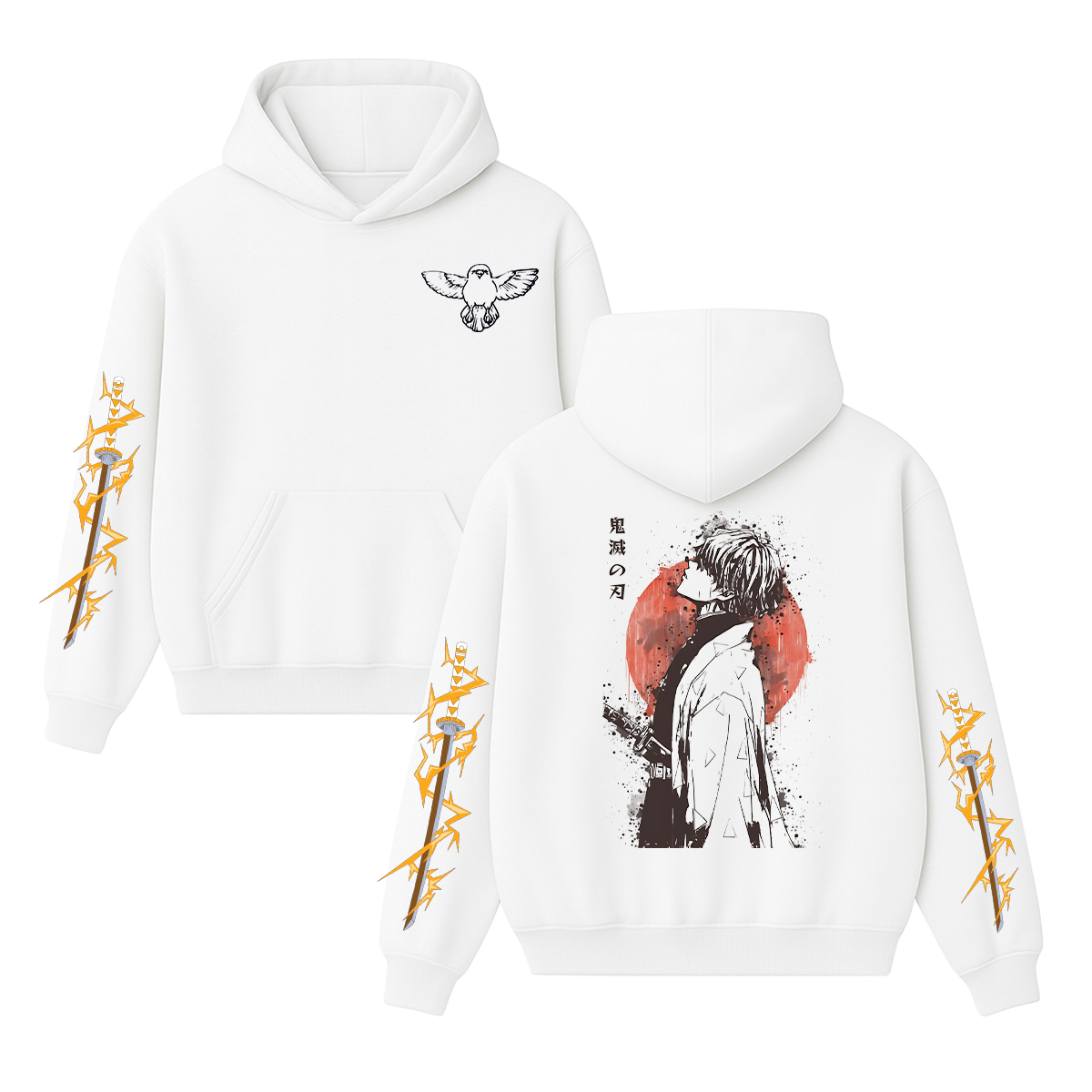 Zenitsu  Demon Slayer Anime Unisex  Crewneck Sweatshirt