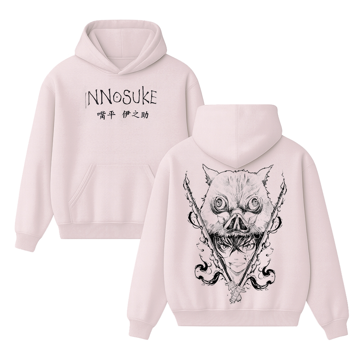 Inosuke Hashibira Anime Vintage Hoodie