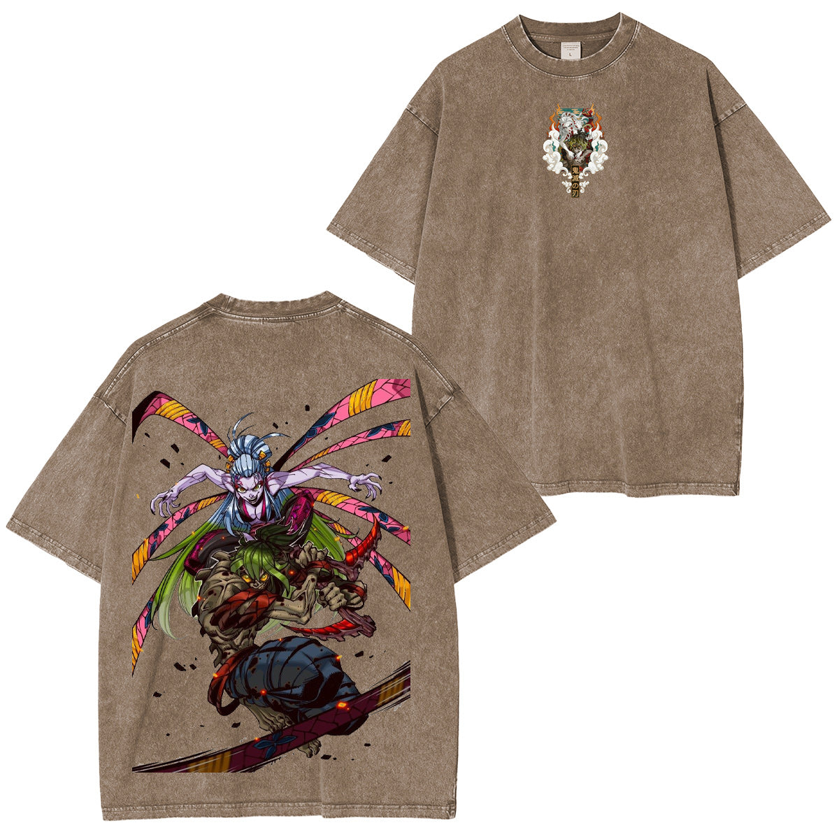 Demon Slayer Vintage Washed T-shirt/Crewneck/Hoodie