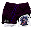 Pantalones cortos de gimnasia "Anime" de Solo Leveling