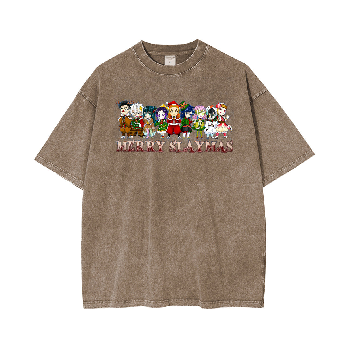 Merry Slaymas Christmas Vintage Washed T-shirt/Crewneck/Hoodie