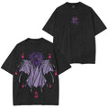 Limited Edition Death Reaper Seal Uzumaki Naruto Anime Double Printed Oversize Lightweight Acid Washed Tee