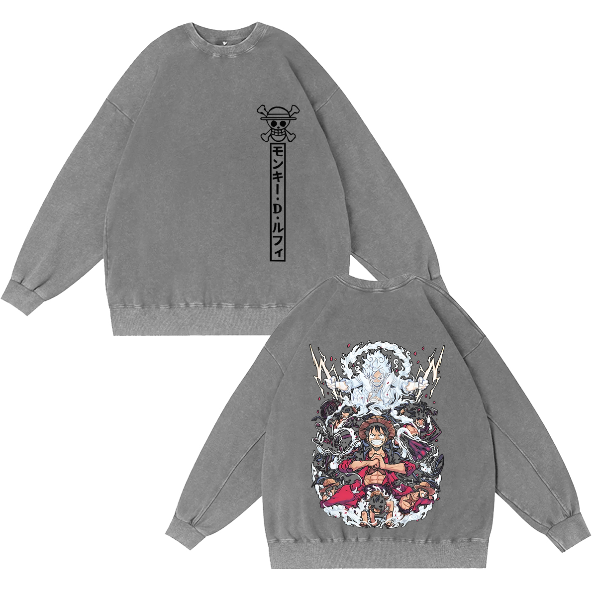 One Piece Luffy All Transformations Anime T-Shirt