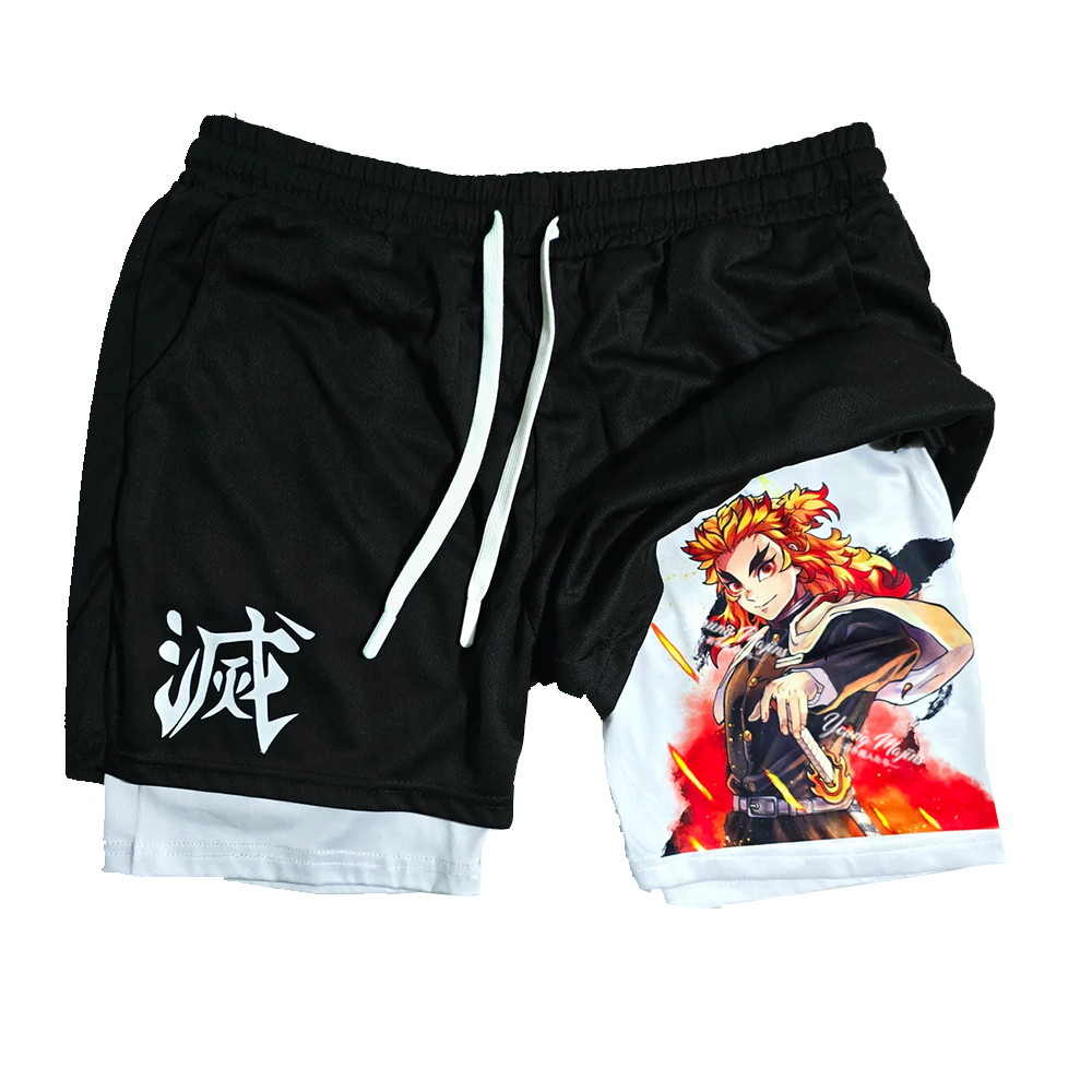 Kyojuro Rengoku "Pantalones cortos de gimnasia"