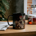 Taza de café Akaza de Demon Slayer