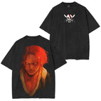Camiseta vintage desgastada Shanks